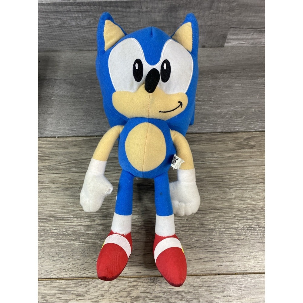 Toy Factory SEGA Sonic the Hedgehog Classic Blue Plush Stuffed Toy 2016 377X001